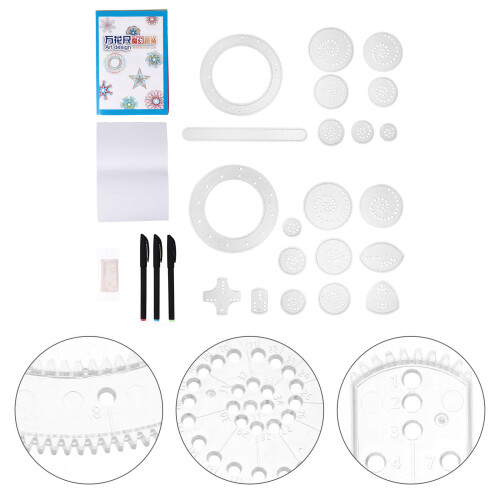 1Ensemble Règle Dessin Plastique Pour Art 2