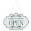 Dubbelzijdig Open Closed Bord Wit Voor Winkeldeur 5