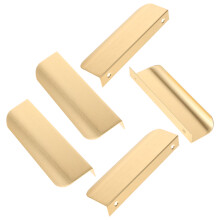 5 Amerikanische Schubladen Griff 12,00x4,20x1,50 cm Golden