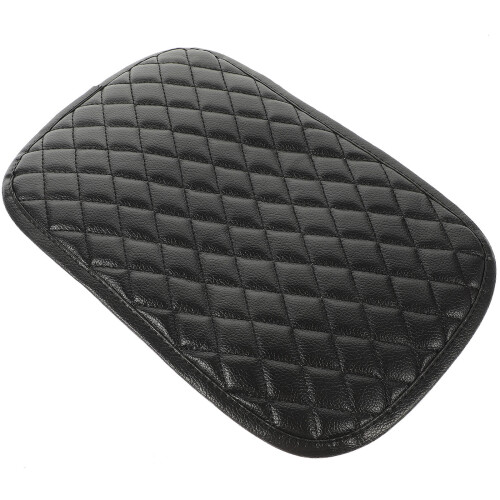 Raindrops Auto Mittelkonsole Abdeckung Pad Pu Schwarz 1Stück