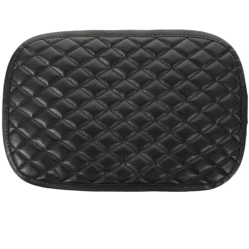 Raindrops Auto Mittelkonsole Abdeckung Pad Pu Schwarz 1Stück 2