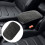 Raindrops Auto Mittelkonsole Abdeckung Pad Pu Schwarz 1Stück 11