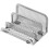 Tabletop Magazine Rack Book Organizer Holder Bookcase Office Silber 11