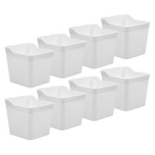 8 Steckwandcontainer Aufbewahrungsbox Zubehör