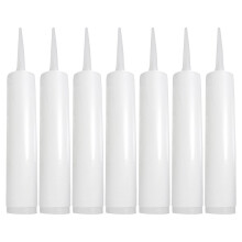 7 . Leere Dichtungsmittel Flasche 33,00x4,80x4,80 cm Weiß