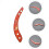 Donkerrode Gitaar Armsteun Practisch Antislip Accessoire 7