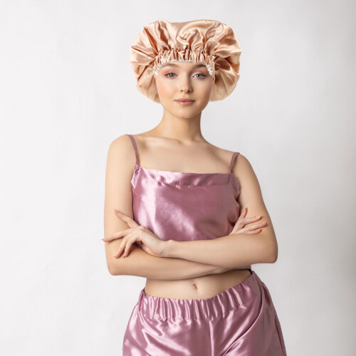 Sleep-Haar-Mütze Für Haarschutz 1 2