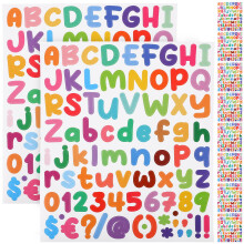 10 Bögen Alphabet Aufkleber Aus Wasserdichtem Vinyl Für Kinder