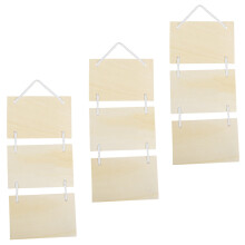 3 Teile Abnehmbare Zeichentafel Retro Hängende Kinderzeichentafel