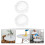 2Stk PVC Elastische Tischplatte Flanell 9