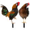 2Stück Dekorative Gartenstecker Beidseitig Acryl Ente 6