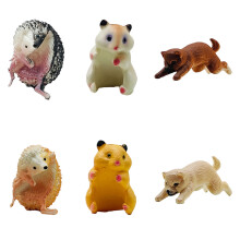 Hedgehog Figurine Form PVC 6 Tee Tasse Accessoire