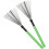 Drum Wire Brush Tool Für Perkussionsinstrument 1 Paar Holz 1