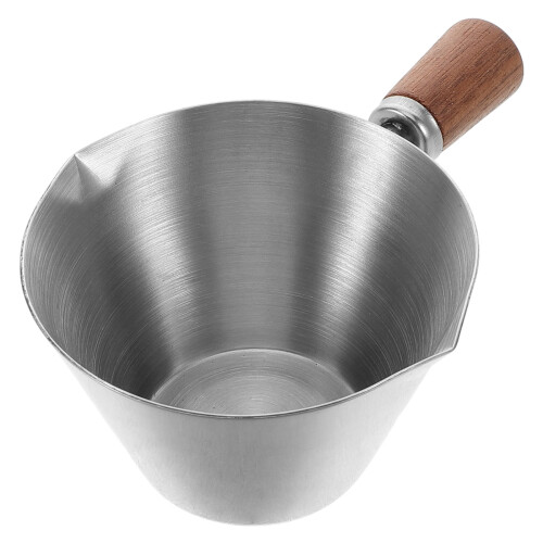 Milchschäumer Espressomessbecher Gold 1