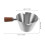 Milchschäumer Espressomessbecher Gold 1 2