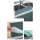 Prevent Splashes 1Set 19,3x3,3x2 Zoll Grau Silikon 7