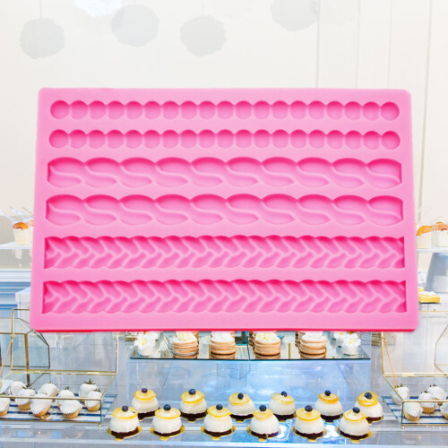 Bakeware Cake Decorating Pearl Gems Silikonform Pink 1 2