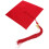 Tassel Caps Elegantes Abschluss Set Rot 1 Set 10
