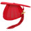 Tassel Caps Elegantes Abschluss Set Rot 1 Set 3