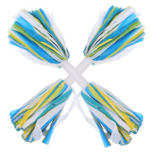 2Stk Robuste Performance Pom Poms Aus Pet Pe Für Outdoor Cheerleading