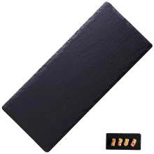 Schwarzes Natürliches Schneidebrett Für Steak Und Sushi