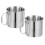 Camping Kaffeebecher Silber 2 Stk 4