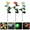 3Stk Solarleuchte Kunststoff Rasen 4