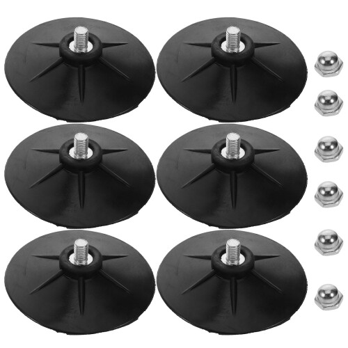 Saugnapf Saugfuß Set 6 Stk 8,30x8,30x3,50 Cm