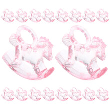 Transparentes Rosa Schaukelndes Tischdekoration 24