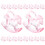 Transparentes Rosa Schaukelndes Tischdekoration 24 1
