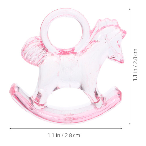 Transparentes Rosa Schaukelndes Tischdekoration 24 1