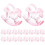 Transparentes Rosa Schaukelndes Tischdekoration 24 9
