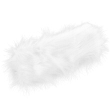 2St Winter Nepbont Haarband Dames Wit Warm Haaraccessoire Comfortabel