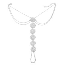 Ankle Chains Für Frauen Vintage Fußschmuck Silber 1 Satz