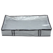 Raindrops  Quilt Bag Clothes Bags For Storage Under Bed Comforter Grey