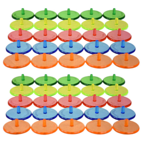 Raindrops Ballmark Golf Sortiert 100Stk 0,94x0,94x0,24Zoll 2