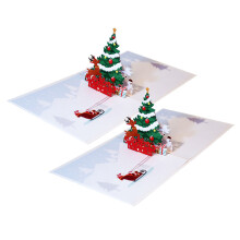 4 Lustige Weihnachten 3D Grußkarte Für Kinder Erwachsene