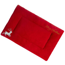 Pet Wärmekissen Für Katzen Rot Waschbar Plüsch 1Stück Für Weihnachten