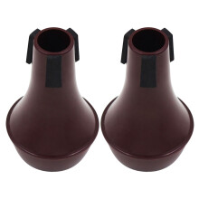 2 Stuks Mute Valve Megaphone Trombone Reinigingskit Instrumenten