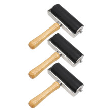 3Pièces Rouleaux À Brayer Noir Pour D'art Et Impression