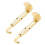 Worgeous 2 Stk Violin Zubehör Kinnhalter 1
