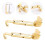 Worgeous 2 Stk Violin Zubehör Kinnhalter 8