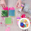 200 . Bastelpapier Bastelzubehör Scrapbooking Großpackung Kinder 7