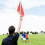 2Pièces Drapeaux Signal Rouge Portable Pour Compétition Athlétique 4
