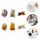 Hedgehog Figurine Form PVC 6 9