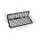 Vegetable Divider Regalabtrenner Schwarz 4 2