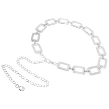 Belly Chain Schmuck Für Frauen Metall Taille Kette Silber 1 Satz