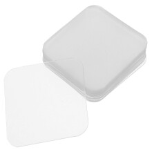 20 Vinyl Wiederverwendbar 6,00x6,00x0,10 Cm Transparent