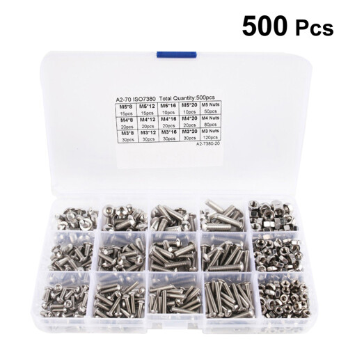 500 /Set Mehrgrößen Muttern