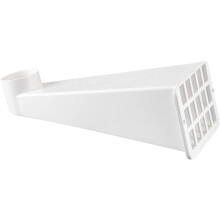 Roof Rainwater Diverter PVC Weiß Für Außenentwässerung 1 Satz